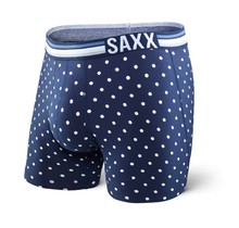 3SIX FIVE BOXER - Navy Polka Dot