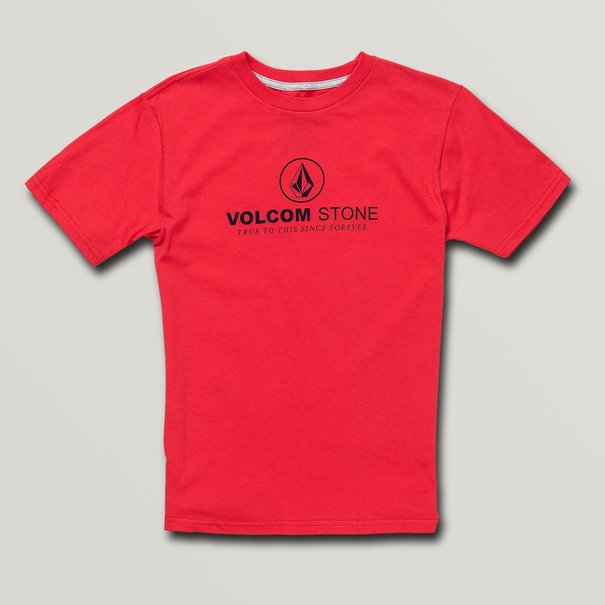 Volcom Big Boys Super Clean Short Sleeve / True Red