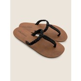 Fishtail Sandals - Black