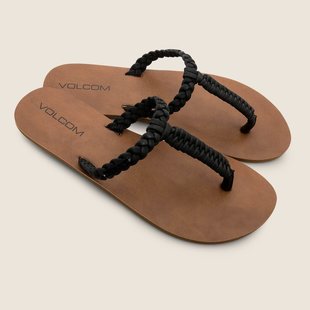 Fishtail Sandals - Black