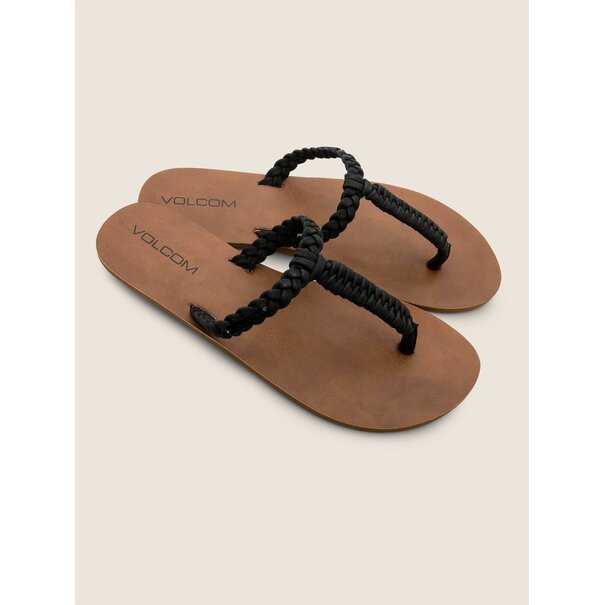 Volcom Fishtail Sandals - Black