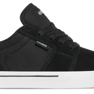 Kid'S Barge Ls Skate Shoe - Black/White