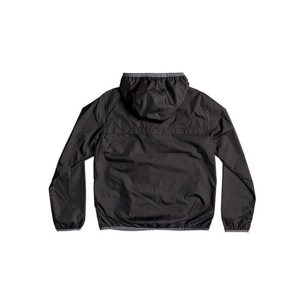 QUIKSILVER Boy's Contrasted Water-Repellent Windbreaker / Black