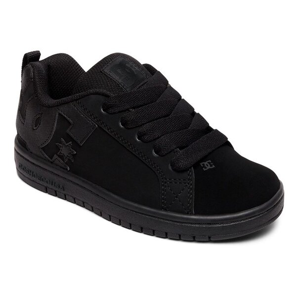 DC Shoes Kid's Court Graffik Shoes - Black/Black