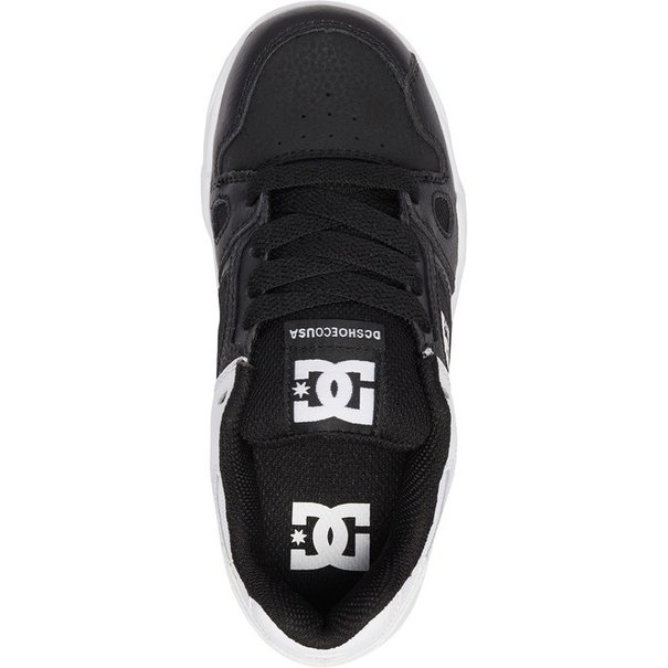 DC Shoes Boy's 8-16 Stag Skate Shoes - Black/White Fade