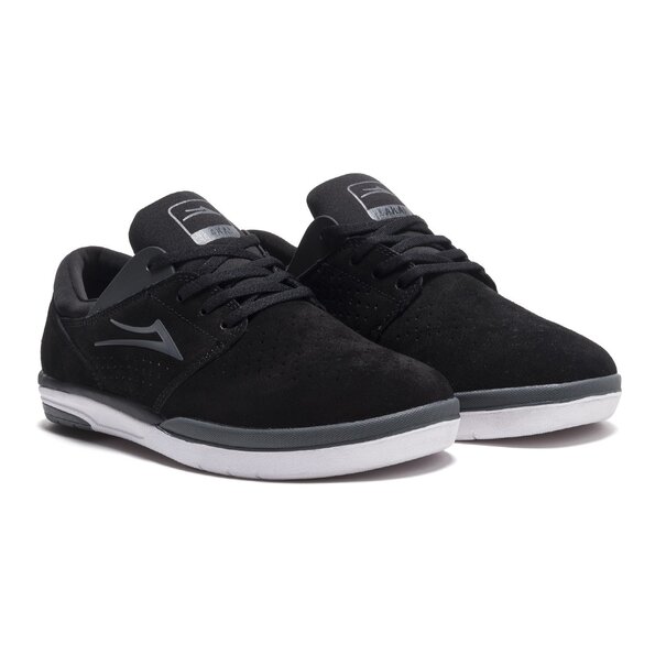 LAKAI FOOTWEAR Fremont Shoes - Black/Charcoal Suede