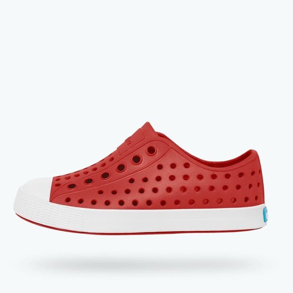 NATIVE Native Jefferson Child Shoes - Torch Red / Shell White
