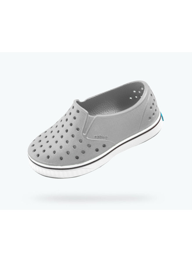 Native Miles Child Shoes Pigeon Grey / Shell White