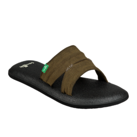 Sanuk Women'S Yoga Mat Capri Sandals - Dark Olive