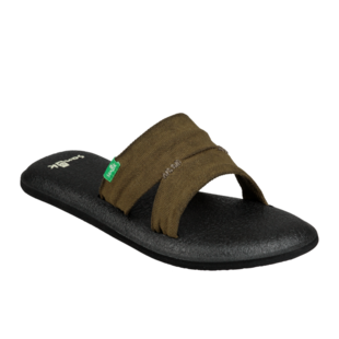Sanuk Women'S Yoga Mat Capri Sandals - Dark Olive