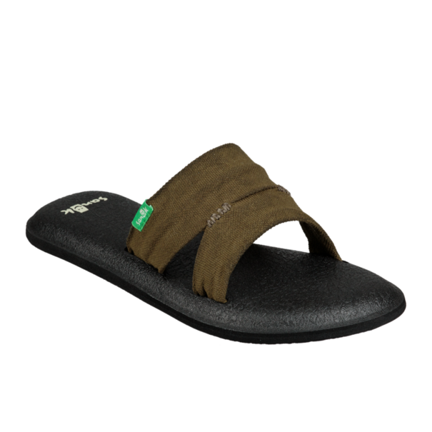 Sanuk Sanuk Women's Yoga Mat Capri Sandals - Dark Olive