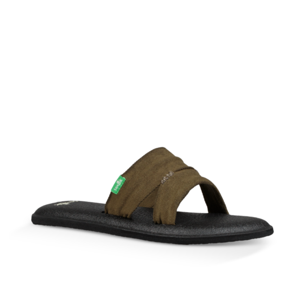 Sanuk Sanuk Women's Yoga Mat Capri Sandals - Dark Olive