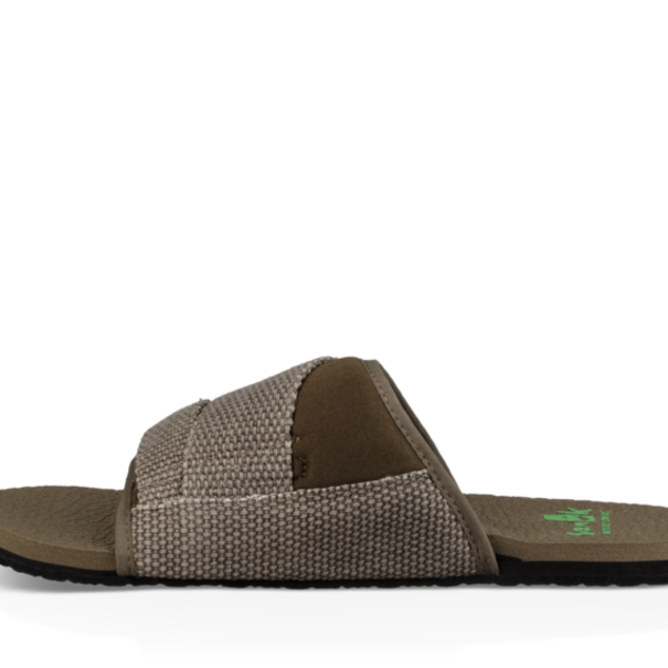Sanuk Men's Beer Cozy 2 Slide Sandals - Dark Olive - Medicine Hat