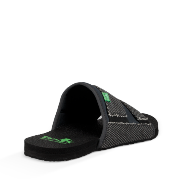 Sanuk Men's Beer Cozy 2 Slide Sandals - Black - Medicine Hat-The