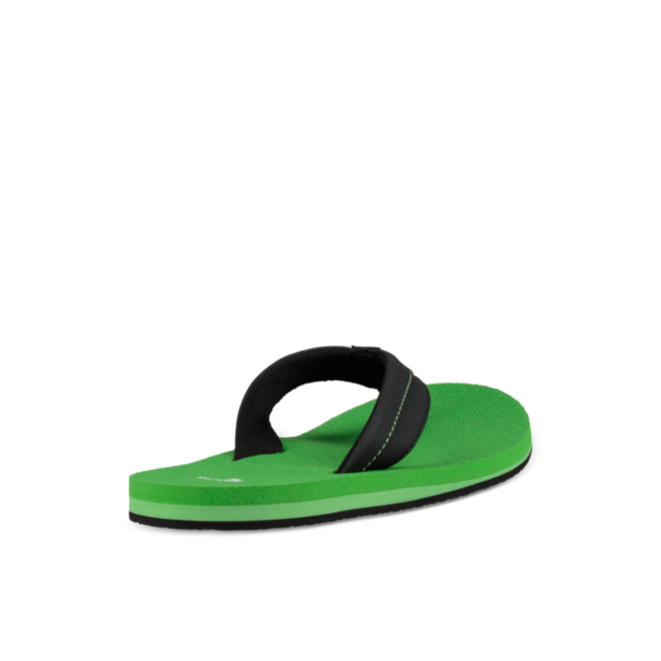 Sanuk Sanuk Kid's Root Beer Cozy Light Sandals - Black/Green