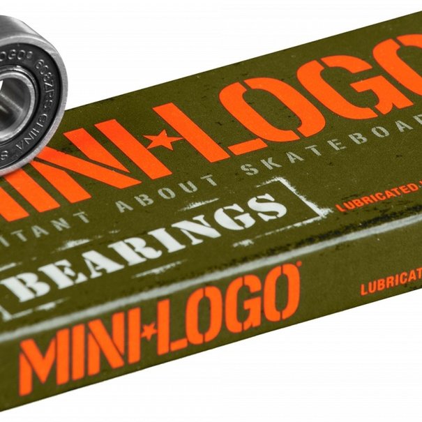 BONES Mini Logo Skateboard Bearings 8 Pack