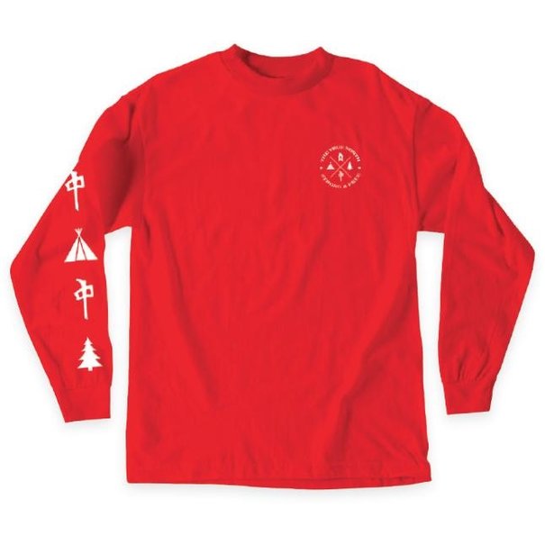 Red Dragon Apparel RDS Long Sleeve T-Shirt Camp Free - Red