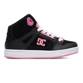 DC Kid's Pure Hi High-Top Shoes - Black/Pink