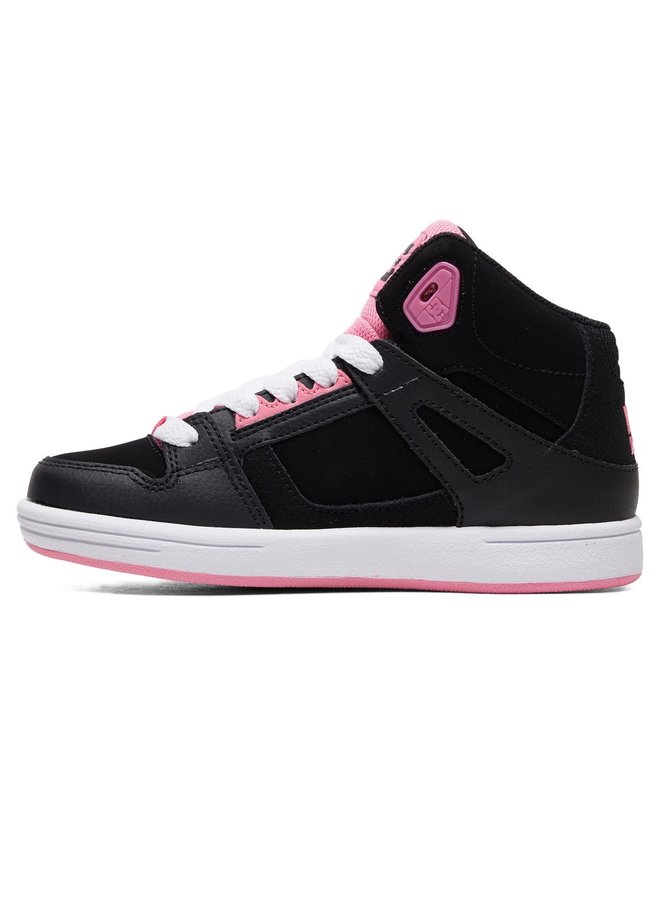 DC Kid�s Pure Hi HighTop Shoes Black/Pink Medicine DC Kid�s Pure Hi HighTop Shoes Black/Pink Medicine