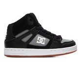 DC Kid's Pure High-Top Shoes - Black/Grey