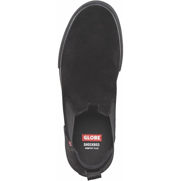 Globe Shoes and Skateboards Globe Dover Slip On Shoes - Black/Black TF