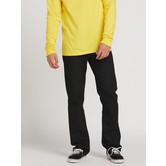 Volcom Solver Modern Fit Jeans - Black On Black