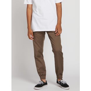 Volcom Frickin Slim Jogger Pants - Mushroom