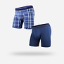 BN3TH Classic Boxer Brief 2-Pack - Navy Frsd Pld/Navy