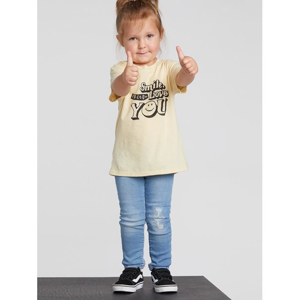 Volcom Little Girls Last Party Tee / Dust Yellow