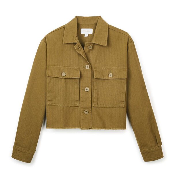 BRIXTON Brixton Abbot L/S Overshirt - Olive