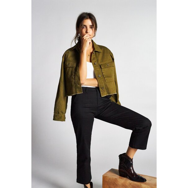 BRIXTON Brixton Abbot L/S Overshirt - Olive