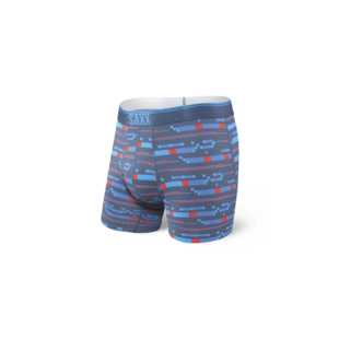 Saxx Quest Boxer Brief W/ Fly - Blue Assembly Stripe