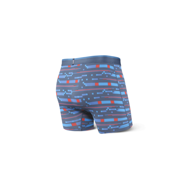 SAXX Underwear Saxx Quest Boxer Brief w/ Fly - Blue Assembly Stripe