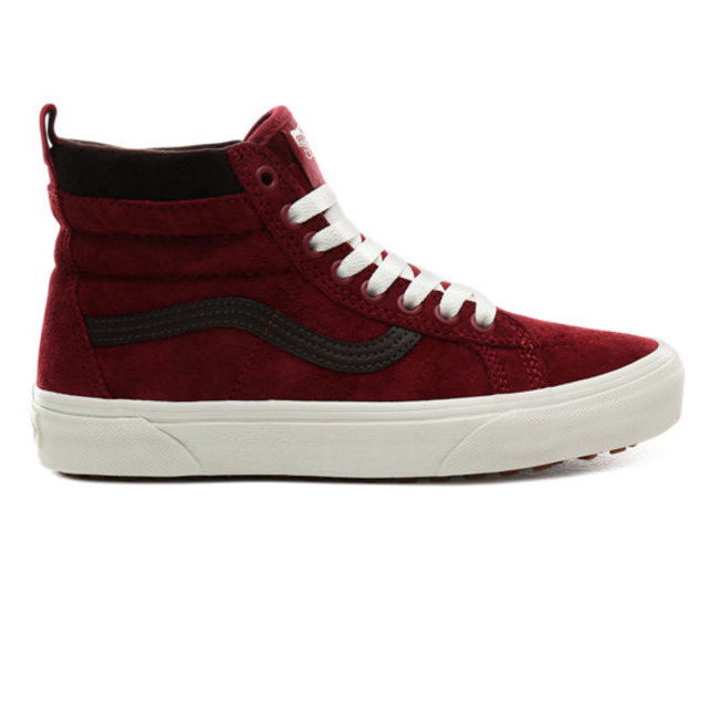 all red vans sk8 hi