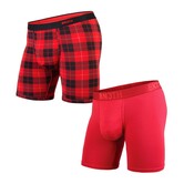 BN3TH Classic Boxer Brief 2-Pack - Crimson/Frsd Pld Red