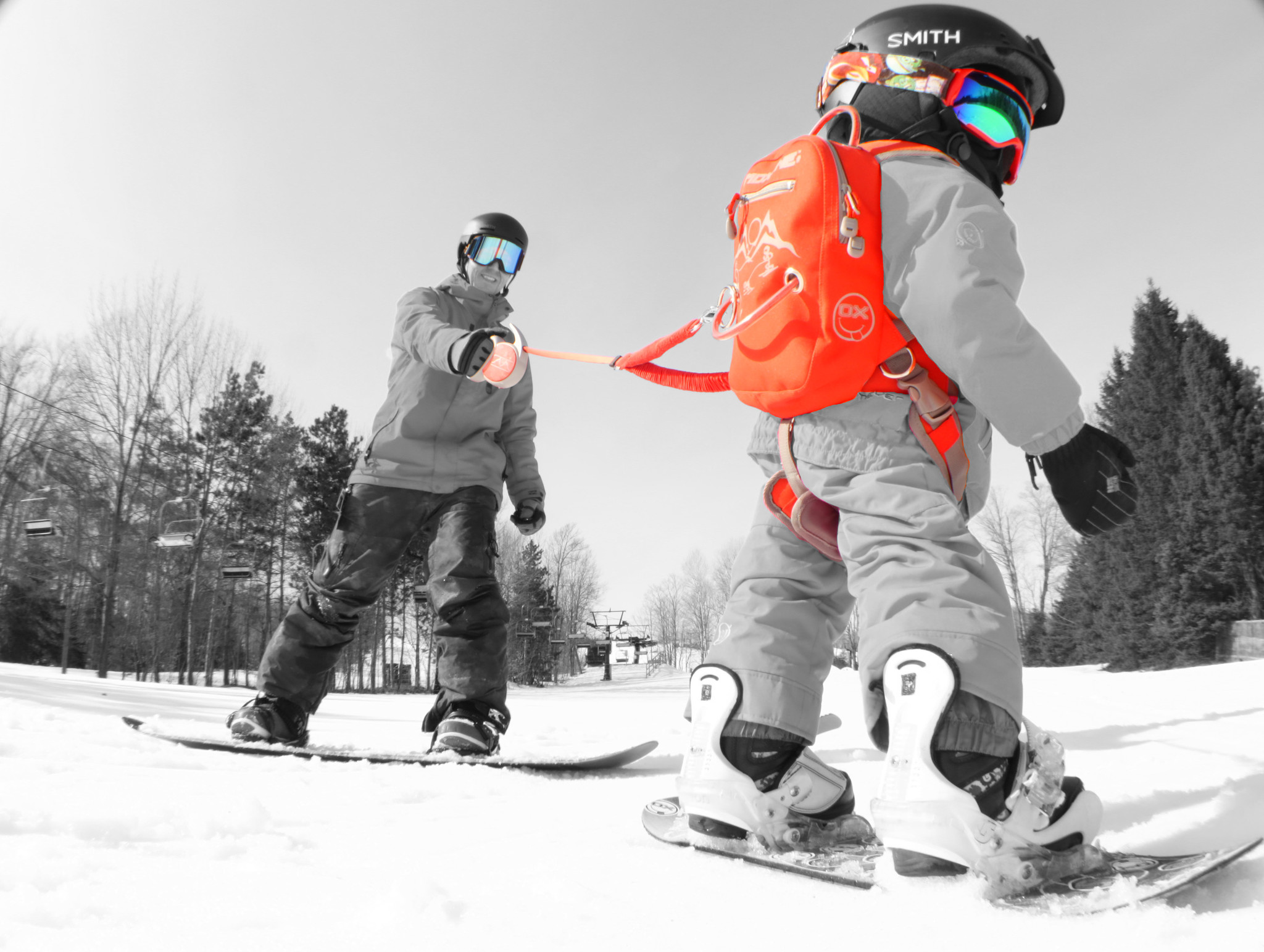 MDXONE Snowboard /& Ski Harness with retractable leash