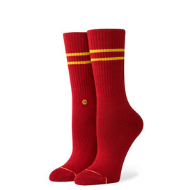 Stance Vitality Crew Socks - Dahlia Red