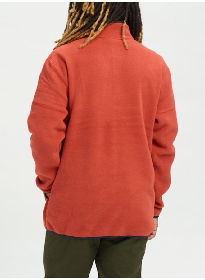 men's burton hearth fleece anorak