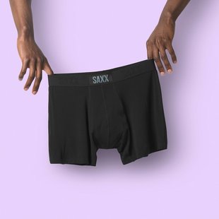 Saxx Vibe Boxer Brief - Black/Black