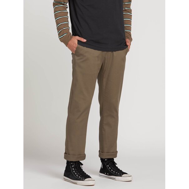 Volcom Frickin Modern Stretch Chino Pants - Mushroom
