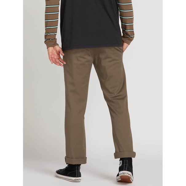 Volcom Frickin Modern Stretch Chino Pants - Mushroom