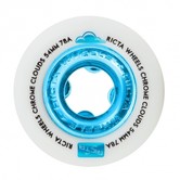 56mm Ricta Chrome Clouds Blue 78a Skateboard Wheels