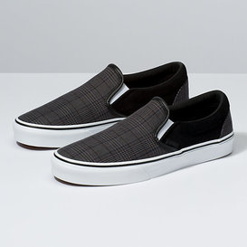 Vans Classic Slip On Shoes - Suiting Black