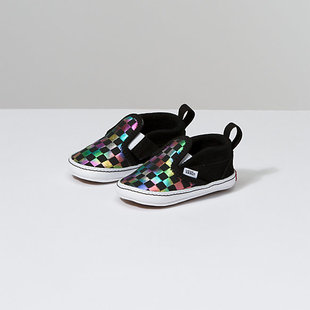 Vans Infant Slip-On V Shoes - Iridescent Checker