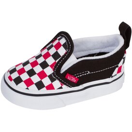 Vans Toddler Slip-On V Shoes - Blk/Red