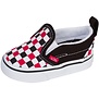 Vans Toddler Slip-On V Shoes - Blk/Red