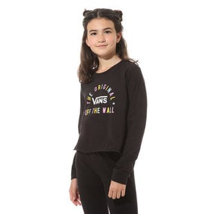 Girls Carro Sel Long Sleeve T-Shirt - Black