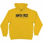Santa Cruz Ad Strip Hoodie - Gold
