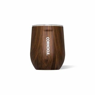 12Oz. Stemless - Walnut Wood