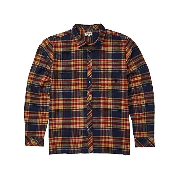 BILLABONG Coastline Long Sleeve Flannel / Navy